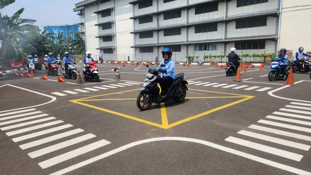 Kelas berkendara pemula